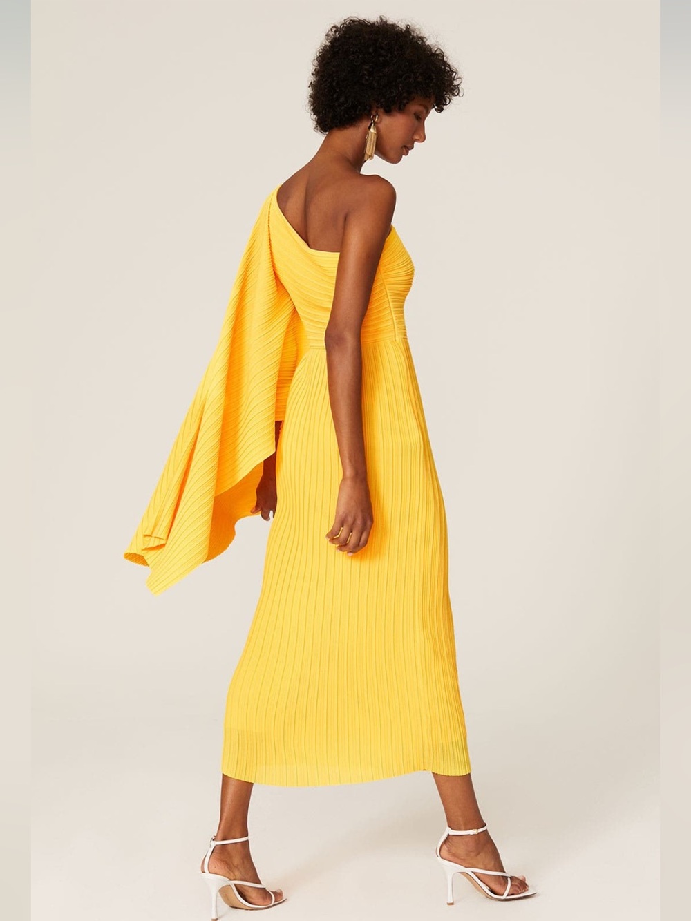 Solace London Pleated Lila Midi Dress - Picture 4 of 12